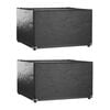 vidaXL Plachty na zahradn&iacute; n&aacute;bytek 2 ks s 8 očky 125x125x75 cm čtverec