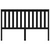 vidaXL Čelo postele čern&eacute; 166 x 6 x 101 cm masivn&iacute; borovice