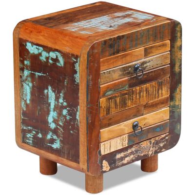 vidaXL Noční stolek masivní recyklované dřevo 43 x 33 x 51 cm