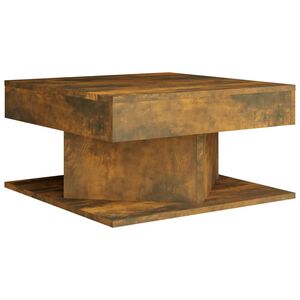 vidaXL Konferenčn&iacute; stolek kouřov&yacute; dub 57 x 57 x 30 cm kompozitn&iacute; dřevo