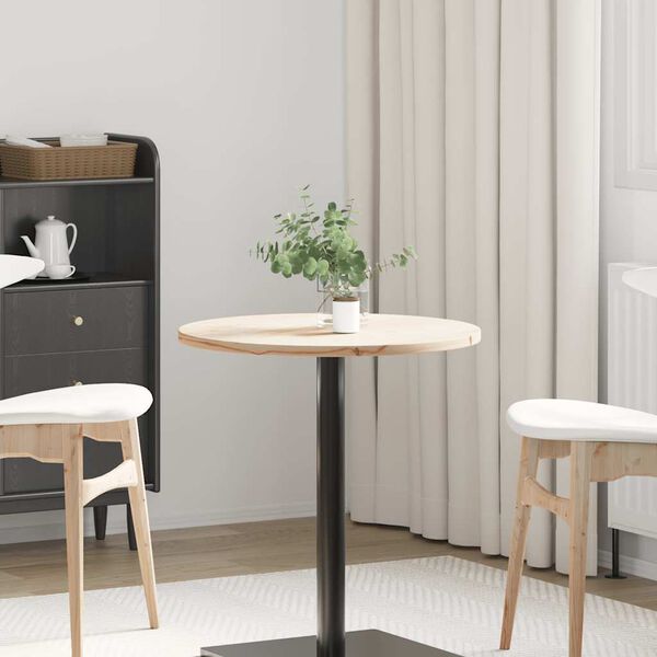 vidaXL Stoln&iacute; deska &Oslash; 60 x 2,5 cm masivn&iacute; borov&eacute; dřevo