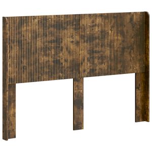 vidaXL Čelo postele Kouřov&yacute; dub