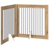 vidaXL Skl&aacute;dac&iacute; ps&iacute; br&aacute;na se stojany 2 ks Dub artisan 200,5 cm