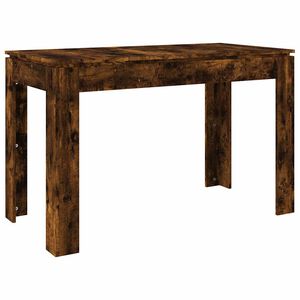 vidaXL J&iacute;deln&iacute; stůl kouřov&yacute; dub 120 x 60 x 76 cm kompozitn&iacute; dřevo