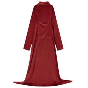 vidaXL Mikina s kapuc&iacute; Bordeaux červen&aacute; F Flanel
