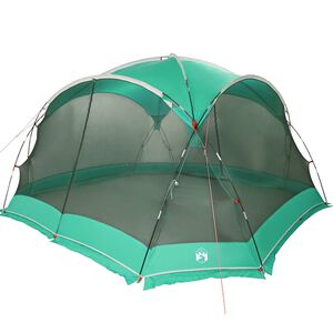 vidaXL Stan s moskyti&eacute;rou se střechou Mořsk&aacute; zelen&aacute; 434 x 434 x 230 cm