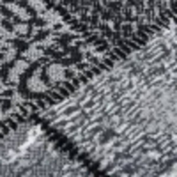 vidaXL Běhoun BCF &scaron;ed&yacute; s kostkovan&yacute;m vzorem 80 x 450 cm