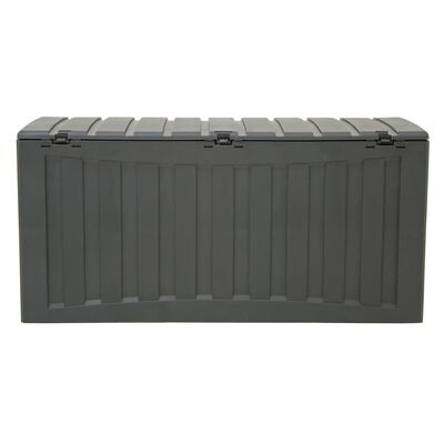 vidaXL Úložný box černý 118 x 53 x 57 cm polypropylen