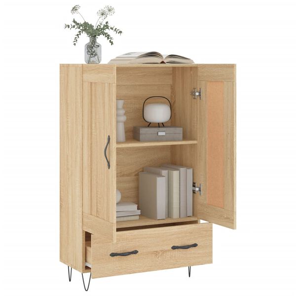 vidaXL Skř&iacute;ň highboard dub sonoma 69,5 x 31 x 115 cm kompozitn&iacute; dřevo
