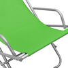 vidaXL Houpací křesla 2 ks ocel zelená