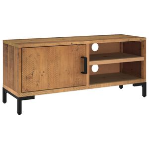 vidaXL TV stolek hněd&yacute; 90 x 30 x 40 cm masivn&iacute; borov&eacute; dřevo