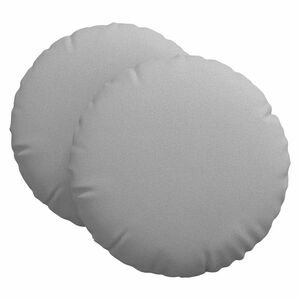 vidaXL Pol&scaron;t&aacute;ře na sedadla 2 pcs Oblačno &scaron;ed&aacute; &Oslash;80 x 29 cm textil