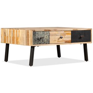 vidaXL Konferenčn&iacute; stolek masivn&iacute; recyklovan&yacute; teak 90 x 65 x 40 cm