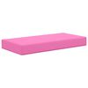 vidaXL Venkovn&iacute; sedac&iacute; pol&scaron;t&aacute;ř 100% polyester Růžov&aacute; 80 x 40 x 8 cm