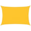 vidaXL Plachta proti slunci 160 g/m&sup2; obd&eacute;ln&iacute;k žlut&aacute; 4 x 6 m HDPE