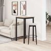 vidaXL Barový stůl Přírodní 110 x 55 x 105 cm Masivní borové dřevo