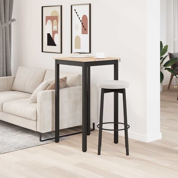 vidaXL Barový stůl Přírodní 110 x 55 x 105 cm Masivní borové dřevo