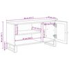 vidaXL Televizn&iacute; skř&iacute;ň Hněd&aacute; 80 x 33 x 46 cm Masivn&iacute; mangov&eacute; dřevo