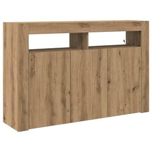 vidaXL Serv&iacute;rovac&iacute; skř&iacute;ň Artisanov&yacute; dub 116 x 30 x 75 cm