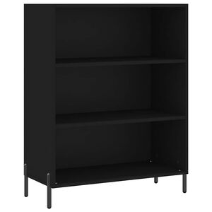 vidaXL Policov&aacute; skř&iacute;ňka čern&aacute; 69,5 x 32,5 x 90 cm kompozitn&iacute; dřevo
