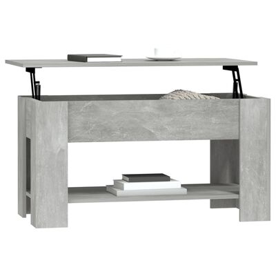 vidaXL Konferenční stolek betonově šedý 101x49x52 cm kompozitní dřevo