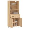 vidaXL Skř&iacute;ň highboard dub sonoma 69,5 x 34 x 180 cm kompozitn&iacute; dřevo