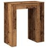 vidaXL Barov&yacute; stůl s reg&aacute;ly old wood 95x47x103,5 cm kompozitn&iacute; dřevo