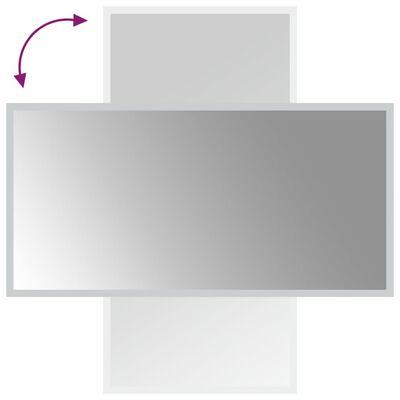 vidaXL Koupelnové zrcadlo s LED osvětlením 40x80 cm