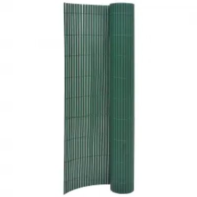 vidaXL Oboustranný zahradní plot 110 x 500 cm zelený