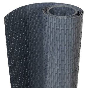 vidaXL Balkonov&aacute; z&aacute;stěna antracitov&aacute; 300 x 100 cm polyratan