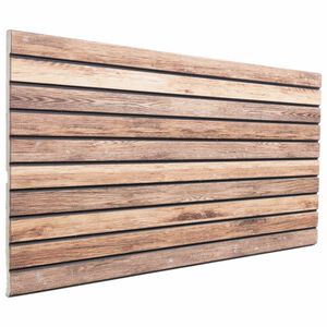 vidaXL N&aacute;stěnn&eacute; panely 5 pcs Světle hněd&aacute; 100 x 50 cm EPS pěna