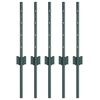 vidaXL Zabudovan&yacute; plotov&yacute; sloupek 5 ks Zelen&aacute; 80 cm