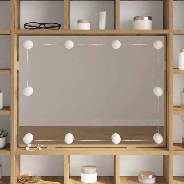 vidaXL Zrcadlov&aacute; světla B&iacute;l&aacute; 4.5 x 4.5 x 4.8 cm Plast