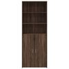 vidaXL Skř&iacute;ň highboard hněd&yacute; dub 70 x 42,5 x 185 cm kompozitn&iacute; dřevo
