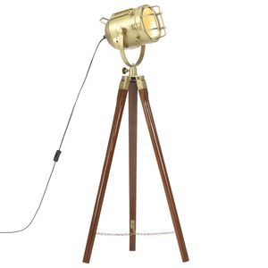 vidaXL Stojac&iacute; lampa na stativu masivn&iacute; mangovn&iacute;kov&eacute; dřevo 97 cm