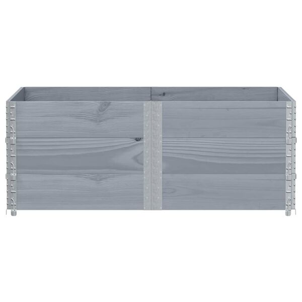 vidaXL Zahradn&iacute; truhl&iacute;k &scaron;ed&yacute; 150 x 100 cm masivn&iacute; borov&eacute; dřevo