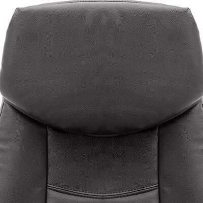 vidaXL Kancelářská židle hnědá pravá kůže