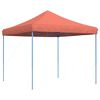vidaXL Skl&aacute;dac&iacute; party stan pop-up terakota 292 x 292 x 315 cm
