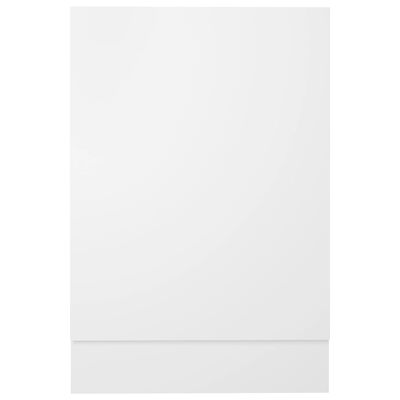 vidaXL Panel na myčku bílý 45 x 3 x 67 cm dřevotříska