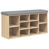 vidaXL Lavice s botn&iacute;kem dub sonoma 102 x 32 x 50 cm kompozitn&iacute; dřevo