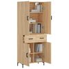 vidaXL Skř&iacute;ň highboard dub sonoma 69,5 x 34 x 180 cm kompozitn&iacute; dřevo