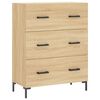vidaXL Skříň highboard dub sonoma 69,5 x 34 x 180 cm kompozitní dřevo