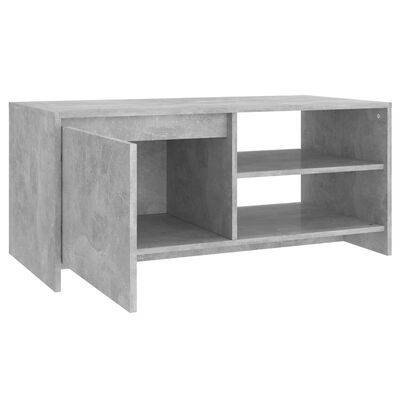 vidaXL Konferenční stolek betonově šedý 102x50x45 cm kompozitní dřevo
