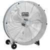 vidaXL Bubenov&yacute; ventil&aacute;tor s kolem Stř&iacute;brn&aacute; 79 x 37 x 82 cm Hlin&iacute;k