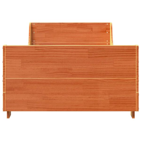 vidaXL Postel bez matrace voskově hněd&aacute; 90 x 200 cm masivn&iacute; borovice