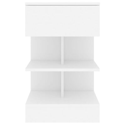 vidaXL Noční stolky 2 ks bílé 40 x 35 x 65 cm dřevotříska
