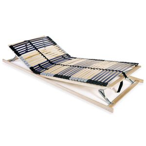 vidaXL Lamelov&yacute; ro&scaron;t postele se 42 lamelami 7 z&oacute;n 80 x 200 cm