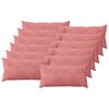 vidaXL Povlak na pol&scaron;t&aacute;ř 12 pcs HEERLEN Růžov&aacute; 40 x 80 cm Samet
