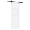 vidaXL Posuvn&eacute; dveře ORKDAL 83 x 232 cm Masivn&iacute; borovicov&eacute; dřevo B&iacute;l&aacute;