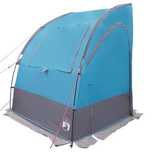 vidaXL Stan na zadn&iacute; dveře auta 194 x 180 x 210 cm Modr&aacute; taft